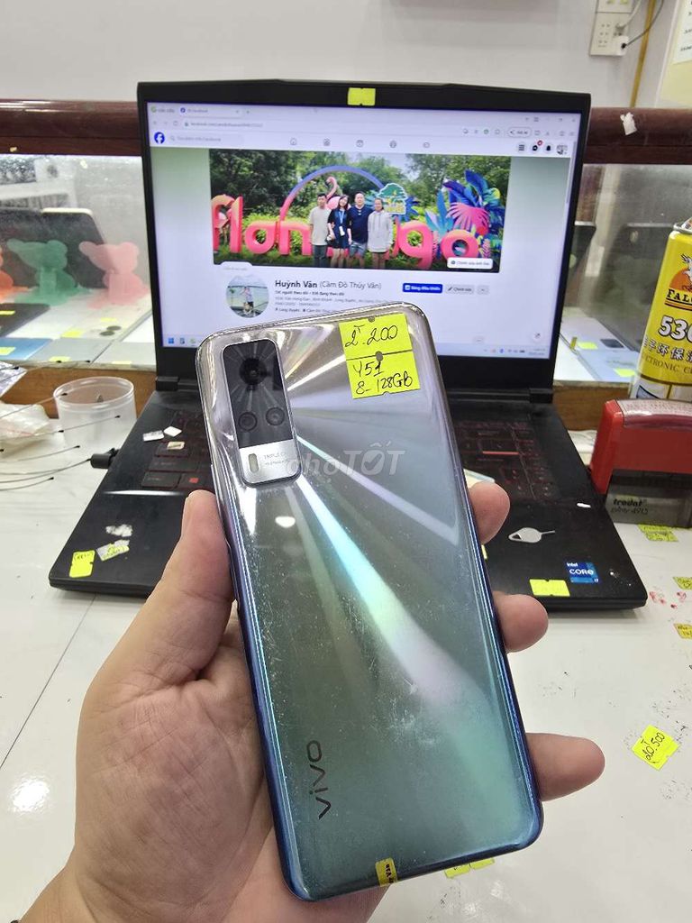 Vivo Y51 128GB Đa sắc. Mua bán Điện thoại tại Thành phố Long Xuyên An Giang được đăng bởi Facebook Cầm Đồ Thúy Vân hình 1