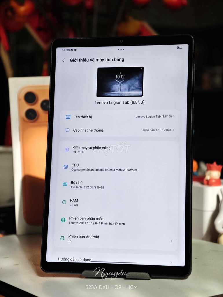 Lenovo Y700 Gen 3 12GB/256GB Snap 8 Gen 3 rẻ. Mua bán Máy tính bảng tại Thành phố Thủ Đức Tp Hồ Chí Minh được đăng bởi Nguyên hình 1