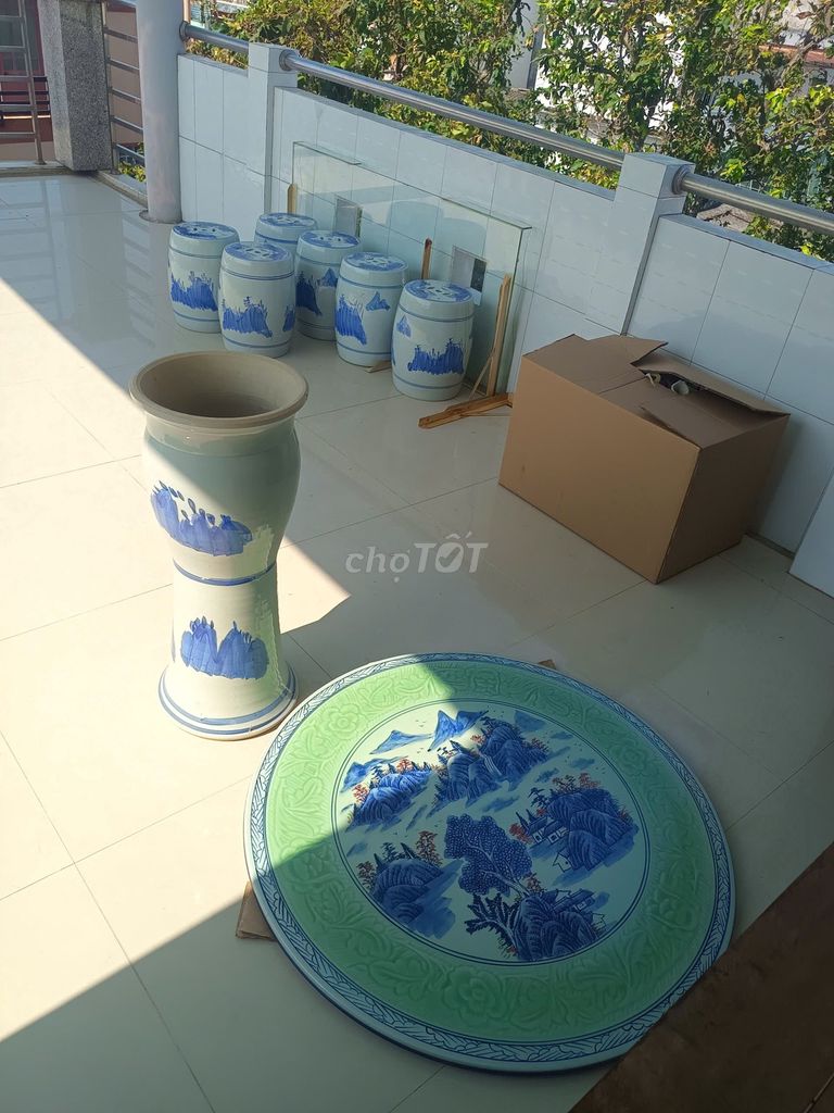 Bộ bàn ghế trang trí Sơn thủy. Mua bán Cây cảnh, đồ trang trí tại Thành phố Phan Thiết Bình Thuận được đăng bởi Duy Linh hình 1