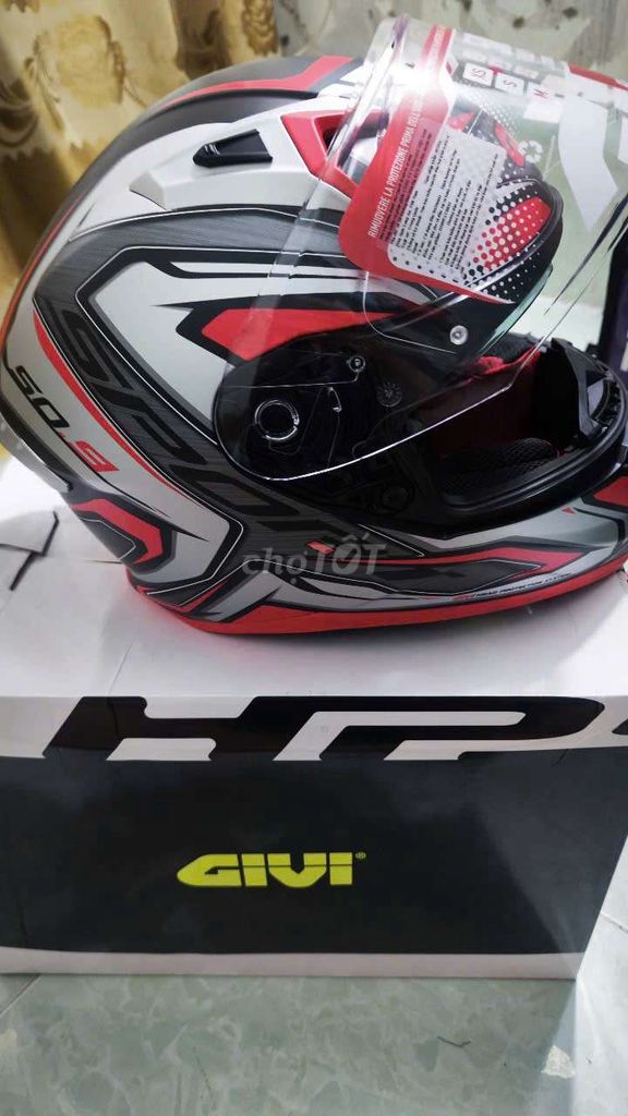 Thanh Lý Mũ bảo hiểm GIVI H509 XL, đỏ đen