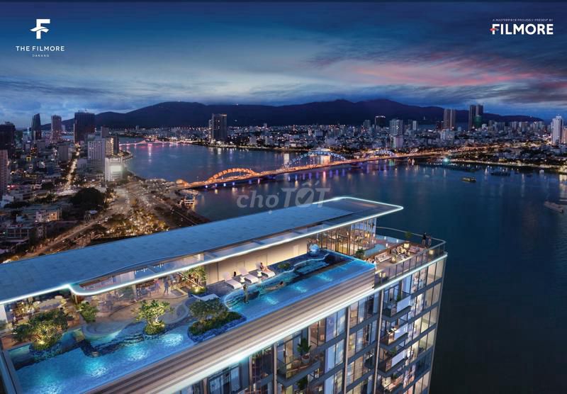 Căn hộ 2 phòng ngủ trung tâm Đà Nẵng, view TP ,ngay công viên APEC