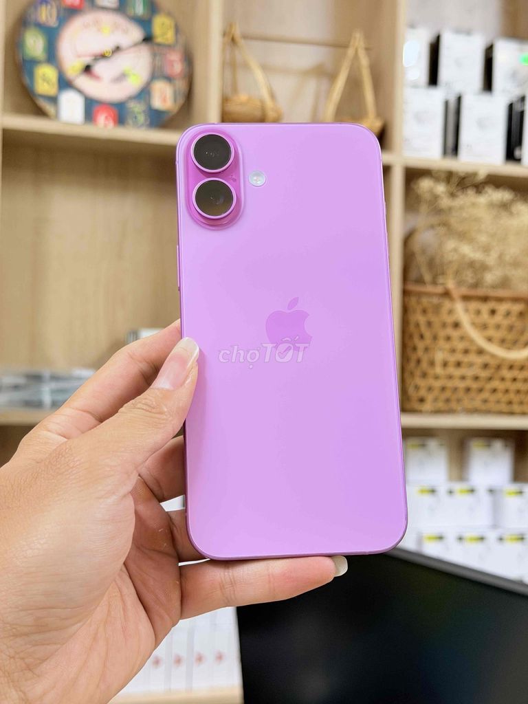 Apple iPhone 16 Plus 128GB Tím. Mua bán Điện thoại tại Thành phố Long Xuyên An Giang được đăng bởi OCE NAM Mobile hình 1