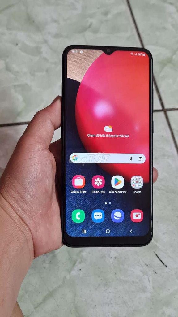 Samsung Galaxy A02s 32GB Đen. Mua bán Điện thoại tại Quận 12 Tp Hồ Chí Minh được đăng bởi thúy kiều hình 1