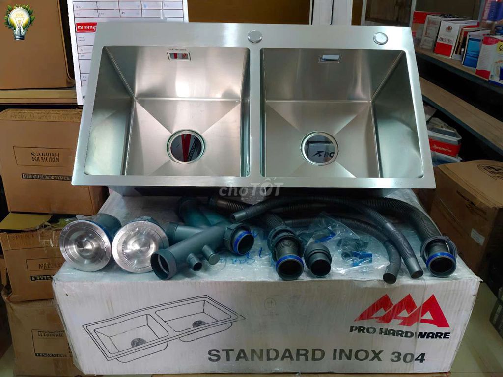 Chậu rửa chén PRO HARDWARE BRC1-8245. Mua bán Thiết bị vệ sinh, nhà tắm tại Thành phố Rạch Giá Kiên Giang được đăng bởi Nhã Đan hình 1
