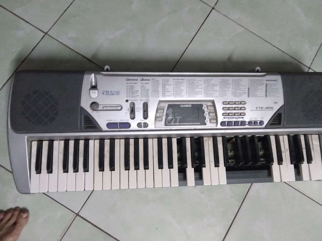 Ban xac đan casio CTK 496