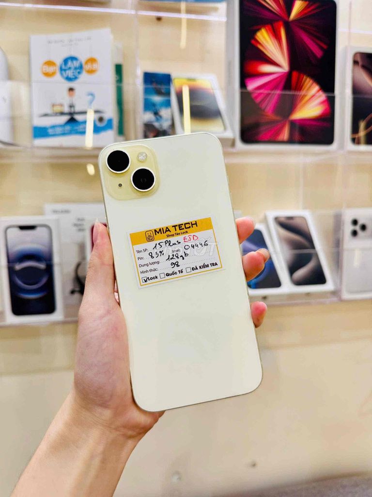 Apple iPhone 15 Plus Lock 128GB Vàng Pastel. Mua bán Điện thoại tại Quận Ba Đình Hà Nội được đăng bởi Huy Trần hình 1
