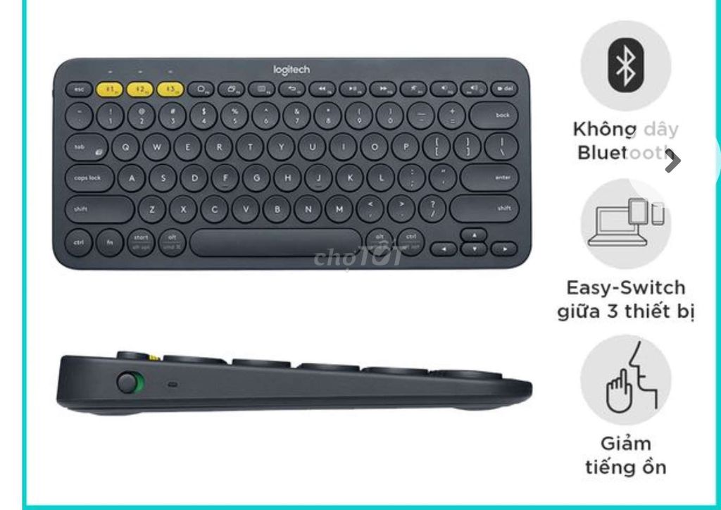 Bàn phím Logitech K380 Đen Bluetooth. Mua bán Phụ kiện (Màn hình, Chuột...) tại Thành phố Cà Mau Cà Mau được đăng bởi An hình 1