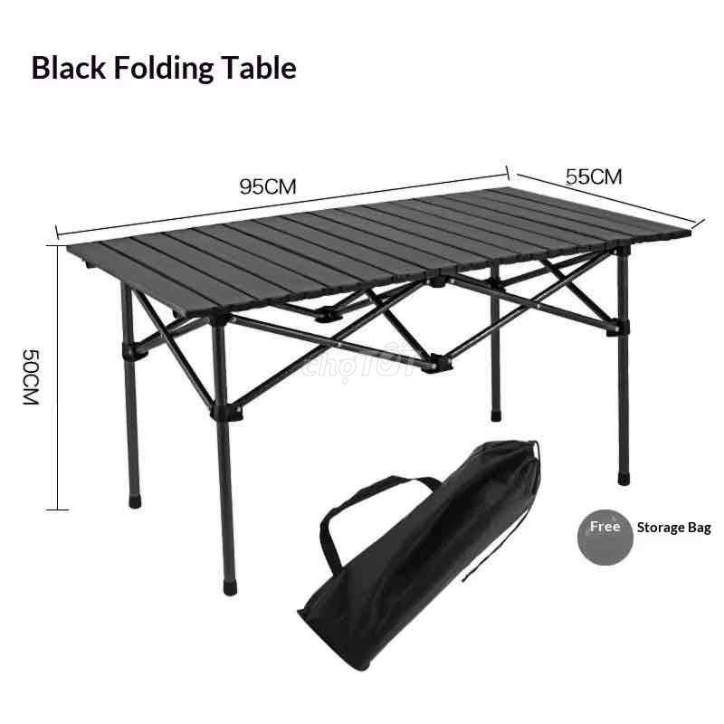 Bàn dã ngoại Thép carbon Đen Gấp gọn. Mua bán Đồ thể thao, Dã ngoại tại Quận Long Biên Hà Nội được đăng bởi Nguyên hình 1