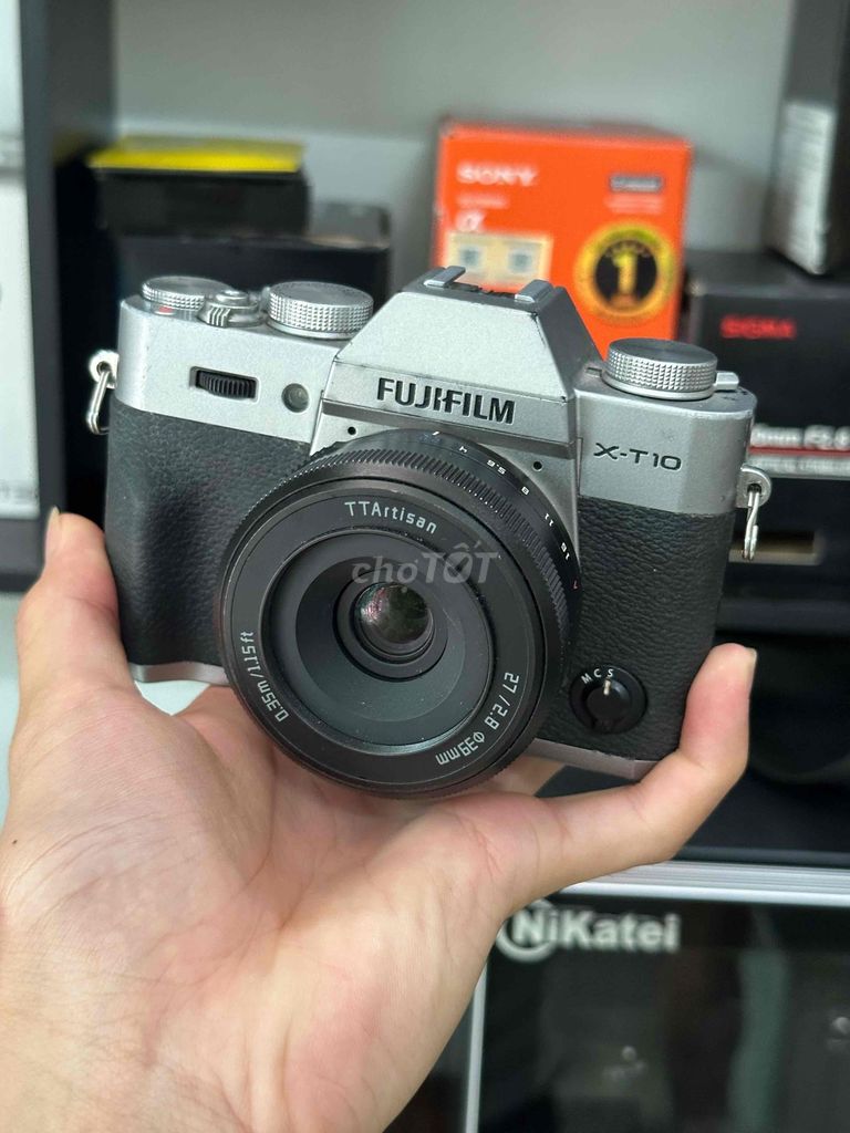 Máy ảnh Fujifilm X-T10 Bạc, Đen TTArtisan 27mm. Mua bán Máy ảnh, Máy quay tại Quận Thanh Khê Đà Nẵng được đăng bởi Lê Văn Thống hình 1