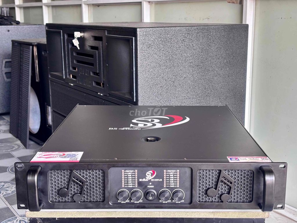 Cục đẩy BS Audio 1400 Plus 4 kênh Đen. Mua bán Tivi, Âm thanh tại Quận Ninh Kiều Cần Thơ được đăng bởi Nguyễn Nam Mua Bán Âm Thanh  hình 1