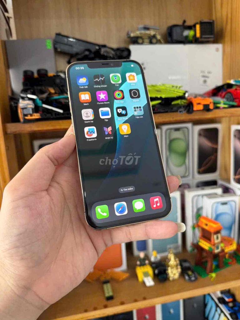 Apple iPhone 12 Pro Max Vàng 98%. Mua bán Điện thoại tại Thành phố Vũng Tàu Bà Rịa - Vũng Tàu được đăng bởi BINHHYK  hình 1
