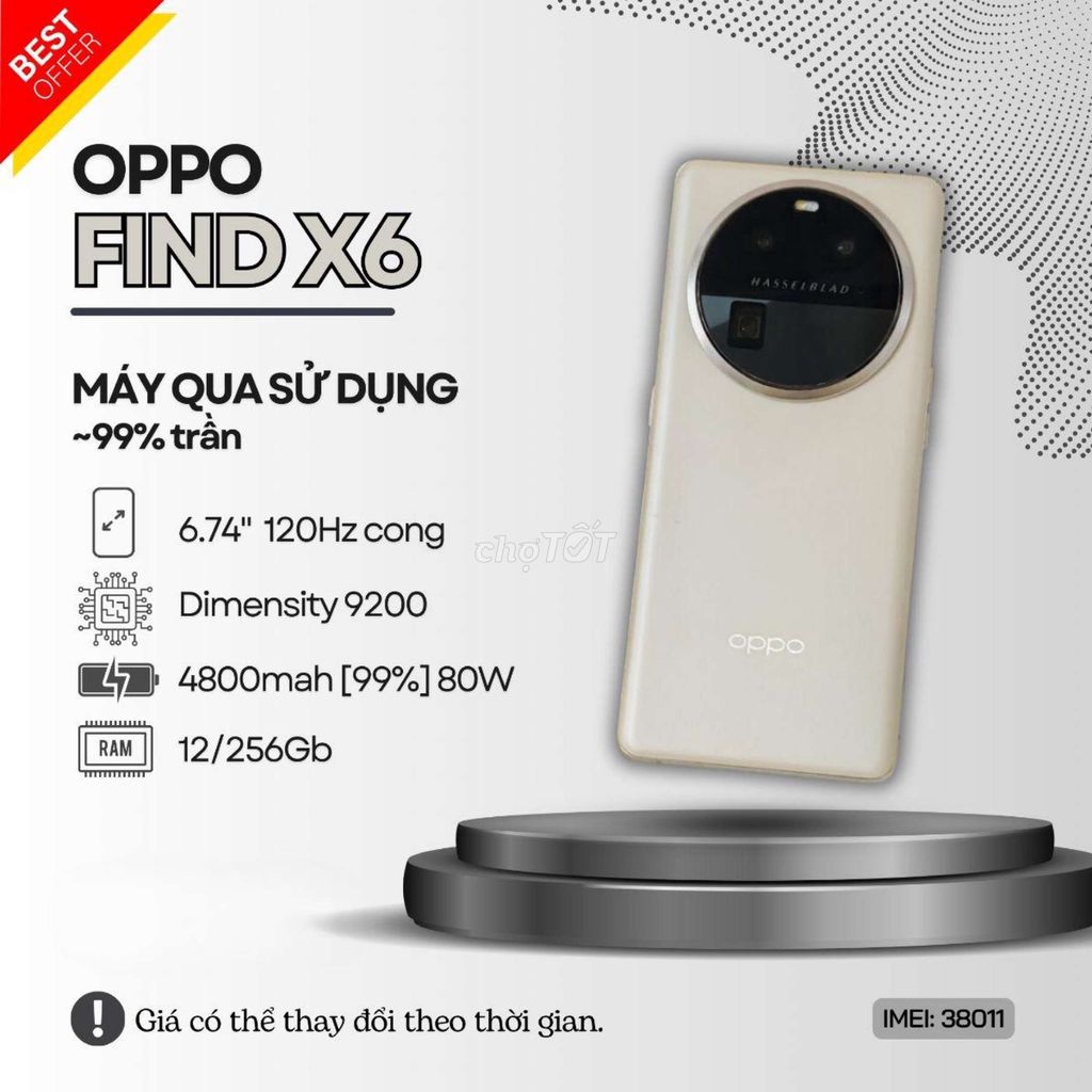 ⭐OPPO FIND X6 12/256 KÈM SẠC