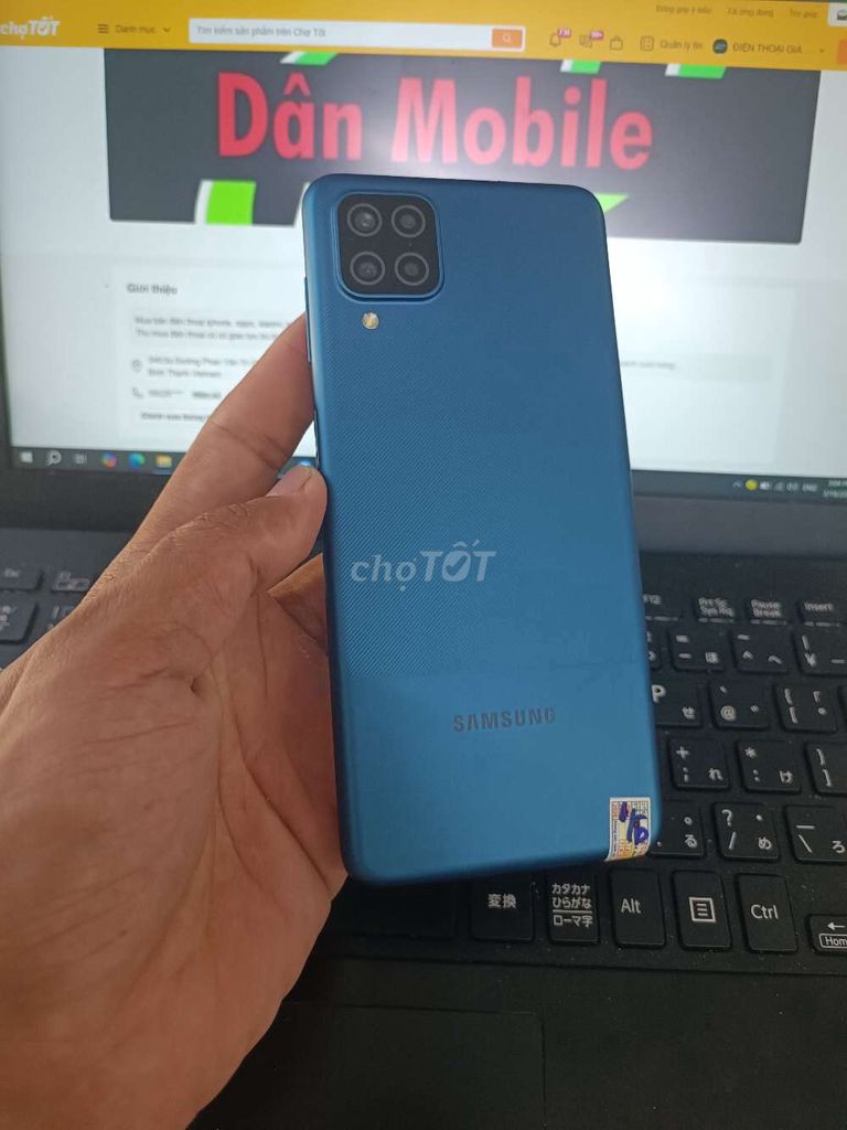SAMSUNG A12 4GB.128GB PIN 5000 2SIM ZIN ĐẸP. Mua bán Điện thoại tại Quận Bình Thạnh Tp Hồ Chí Minh được đăng bởi Dân Mobile hình 1