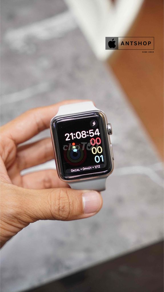 Apple Watch Series 3 42mm Thép Bạc. Mua bán Thiết bị đeo thông minh tại Thành phố Biên Hòa Đồng Nai được đăng bởi ANT SHOP BIÊN HOÀ hình 1
