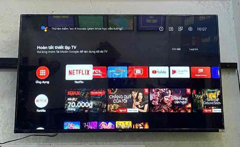 Tivi TCL 40 inch Android 98% mới. Mua bán Tivi, Âm thanh tại Quận Hoàng Mai Hà Nội được đăng bởi Bảo Hiền hình 1