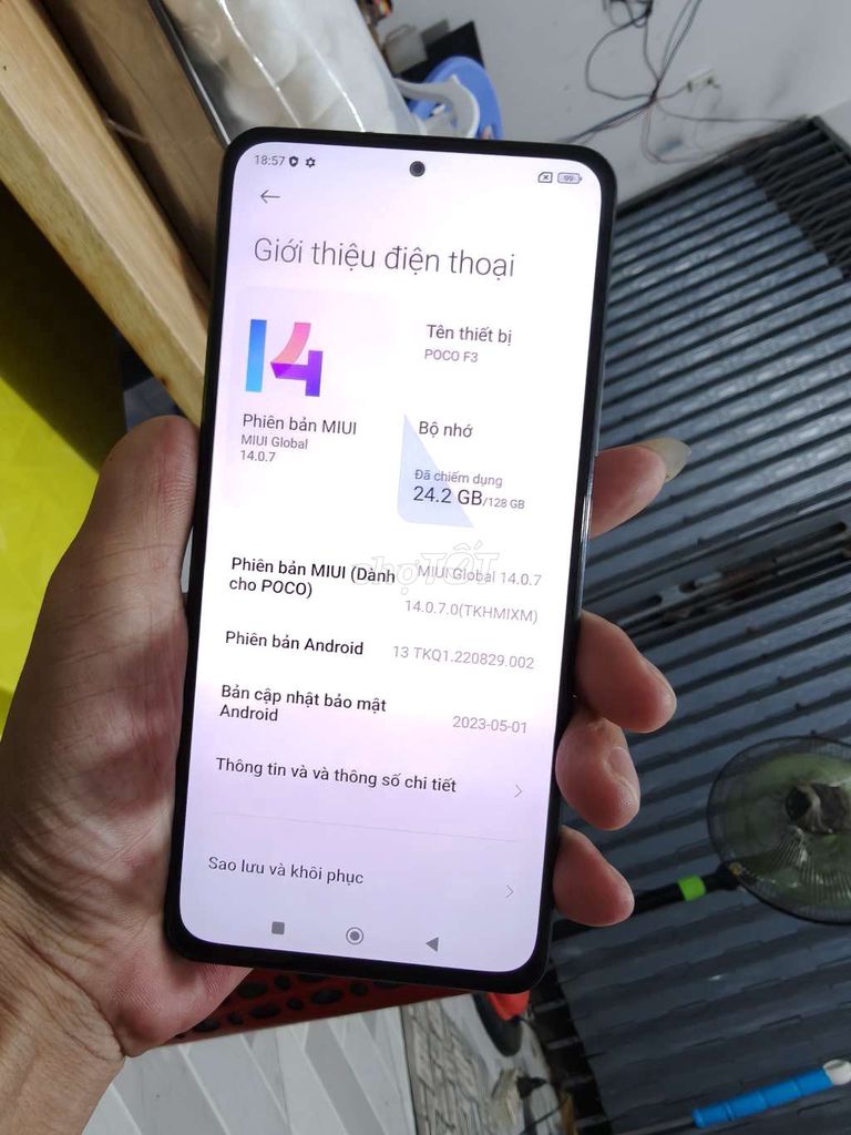 Xiaomi K40 256GB S870 Đen 99%. Mua bán Điện thoại tại Thành phố Bến Tre Bến Tre được đăng bởi Từ Tuấn Bến Tre hình 1