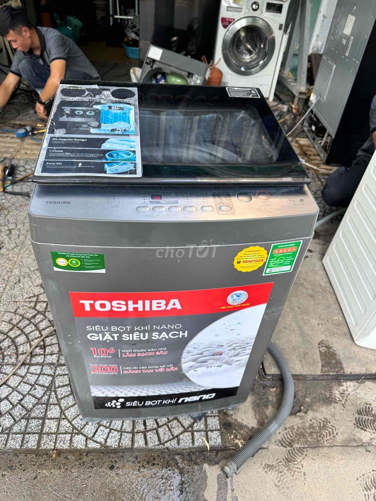 Thanh lý máy giặt Toshiba 9.0KG còn mới tin. Mua bán Máy giặt tại Quận Thanh Khê Đà Nẵng được đăng bởi Phúc Đỗ hình 1