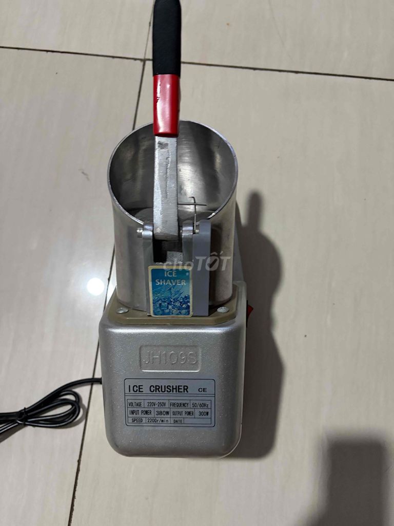 Máy bào đá JH109S 380W. Mua bán Bếp, lò, đồ điện nhà bếp tại Huyện Nhà Bè Tp Hồ Chí Minh được đăng bởi Phương Thảo hình 1
