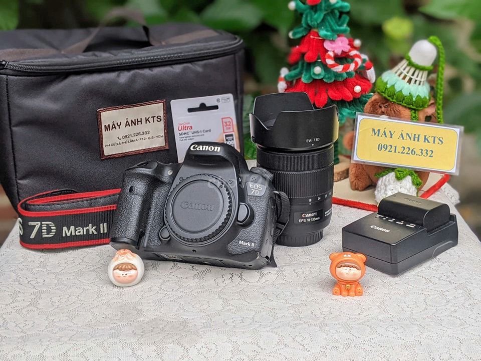 (MÁY ẢNH KTS)📷#Canon #7D mark II kèm 18-135mmUSM