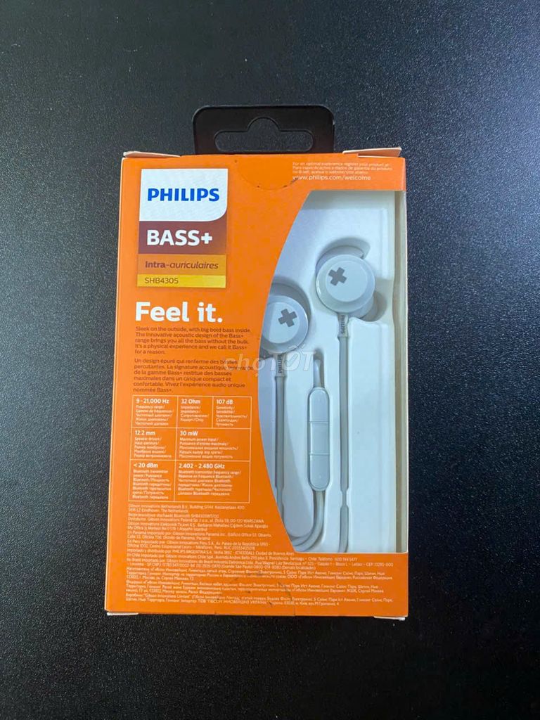 Tai nghe Philips BASS+ Wireless (SHB4305) Nhật. Mua bán Tivi, Âm thanh tại Quận Bắc Từ Liêm Hà Nội được đăng bởi Đức Đỗ hình 1