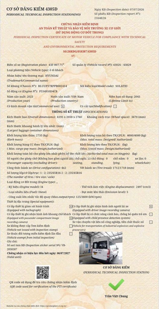 Hyundai Solati 16 мест 2023 Белый 980 000 км