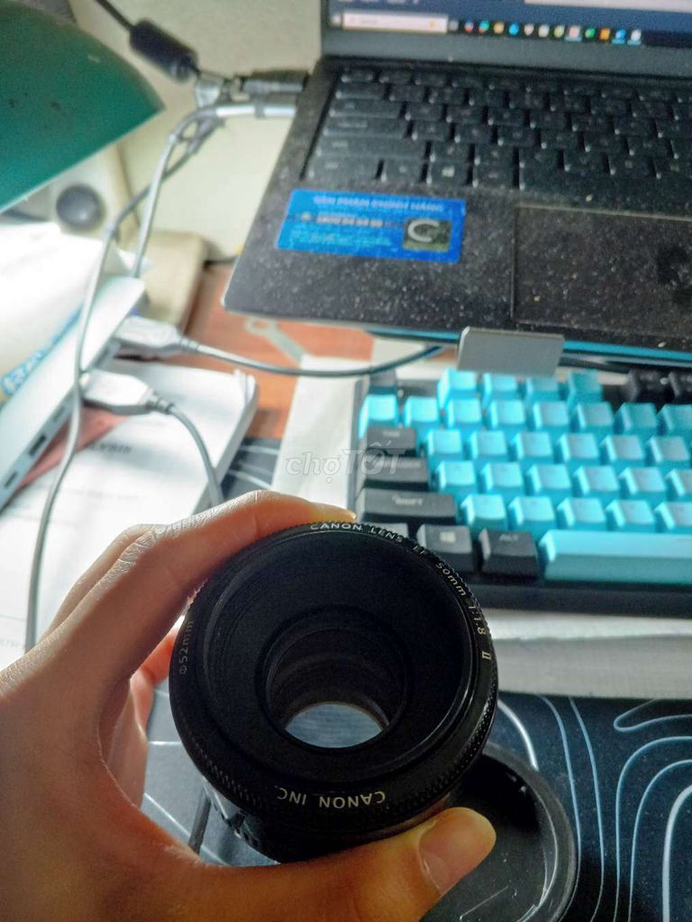 Ống kính Canon EF 50mm f/1.8 II Đen Mới. Mua bán Máy ảnh, Máy quay tại Quận Hà Đông Hà Nội được đăng bởi Xuân Bách Trần hình 1