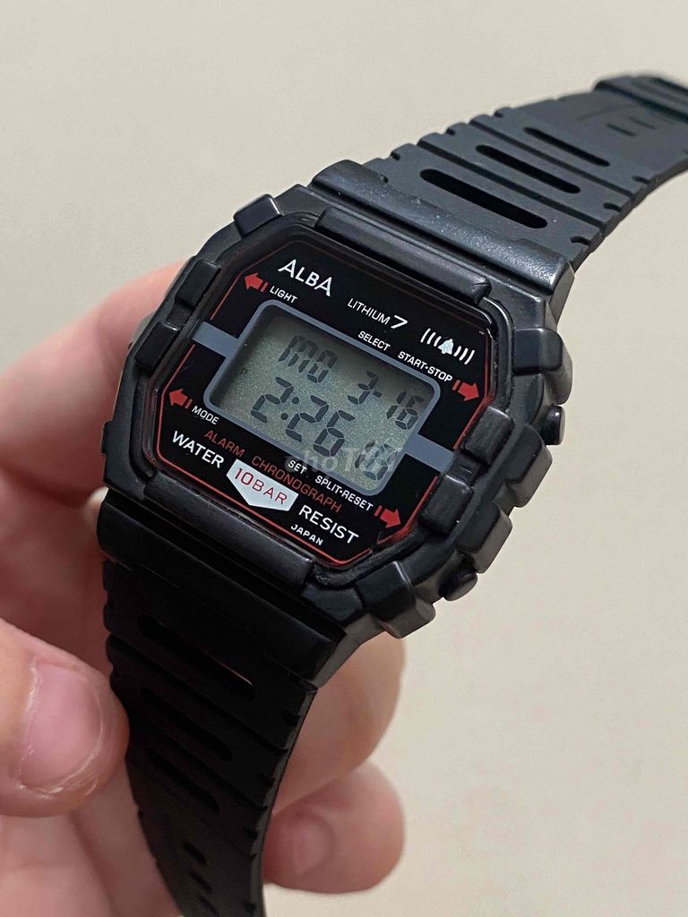 MẪU ALBA Đ|ỆN_TỬ HOẠT_ĐỘNG_TỐT CHUẨN_MÁY CỦA NHẬT. Mua bán Đồng hồ tại Quận 4 Tp Hồ Chí Minh được đăng bởi UN Shop hình 1