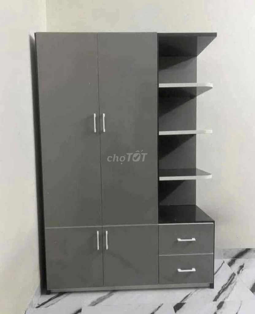 Tủ quần áo nhua xám hiện đại. Mua bán Tủ, kệ gia đình tại Quận 12 Tp Hồ Chí Minh được đăng bởi Hong Le hình 1