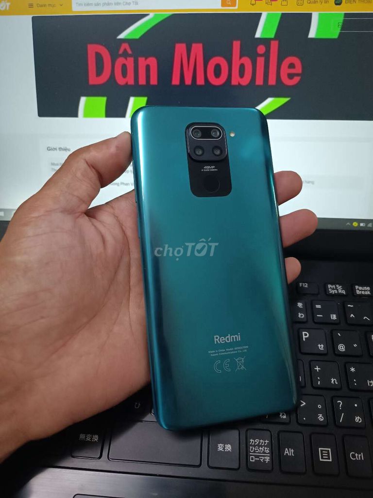 REDMI NOTE 9 4GB.128GB PIN 5020 HELIO G85 ZIN ĐẸP. Mua bán Điện thoại tại Quận Bình Thạnh Tp Hồ Chí Minh được đăng bởi Dân Mobile hình 1