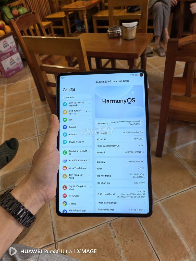 Huawei Mate Pad Pro 10.8 inch 8GB/256GB lắp sim 4g. Mua bán Máy tính bảng tại Quận Ba Đình Hà Nội được đăng bởi Nguyễn Thanh Sơn hình 1