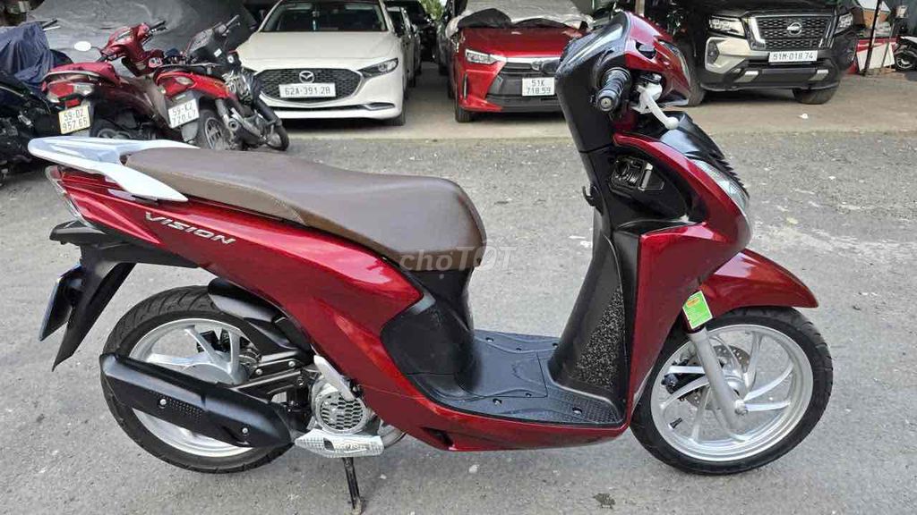 Honda Vision 2024 9 chủ bstp  màu Đỏ Mới. Mua bán Xe máy tại Quận 6 Tp Hồ Chí Minh được đăng bởi Lâm sung Thu Mua Xe   hình 3