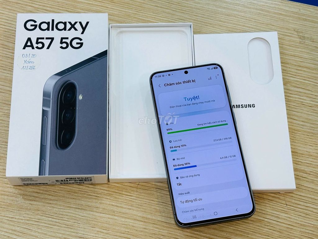 E bán Samsung Galaxy A57 5G 12GB/256GB Xám. Mua bán Điện thoại tại Quận Đống Đa Hà Nội được đăng bởi Thế Hoàng hình 1