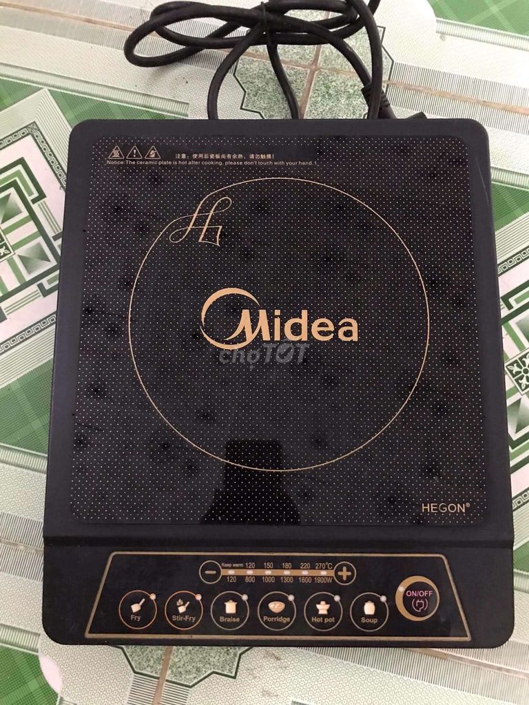Bếp điện từ Midea mặt kính Đen cũ. Mua bán Bếp, lò, đồ điện nhà bếp tại Quận Cẩm Lệ Đà Nẵng được đăng bởi Trà My hình 1