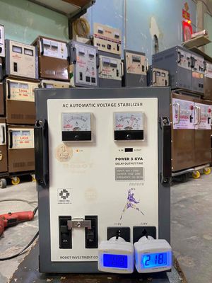 ổn áp 5kva Robot reno dãi 90v-250v dây đồng 100%. Mua bán Đồ chuyên dụng, Giống nuôi trồng tại Quận Bình Tân Tp Hồ Chí Minh được đăng bởi  ổn áp cũ bình tân 