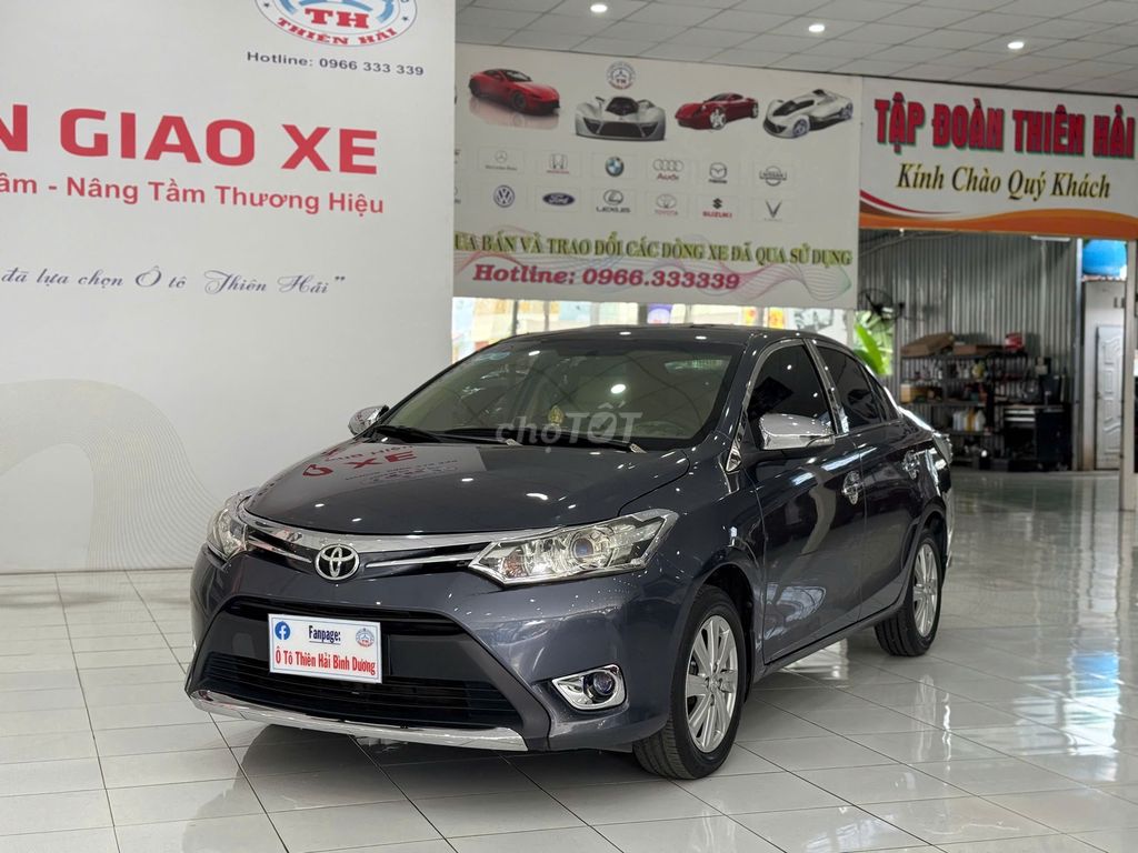 Toyota Vios 1.5E MT 2014 số sàn màu xám. Mua bán Ô tô tại Quận 7 Tp Hồ Chí Minh được đăng bởi Ô Tô Thiên Hải  hình 2