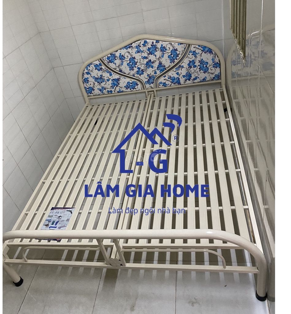 GIƯỜNG SẮT - GIƯỜNG SẮT - GIƯỜNG SẮT --GIƯỜNG SẮT. Mua bán Giường, chăn ga gối nệm tại Quận 12 Tp Hồ Chí Minh được đăng bởi NỘI THẤT LÂM GIA SÀI GÒN hình 1