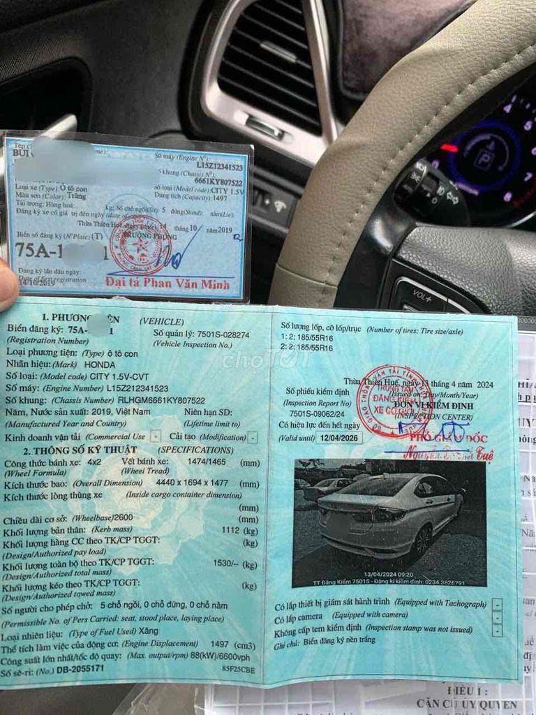 Honda City 2019 1.5 CVT - 60000 km 1chu mua mới. Mua bán Ô tô tại Thị xã Hương Thủy Thừa Thiên Huế được đăng bởi Đình vê hình 8