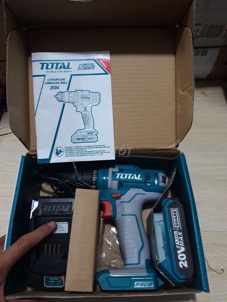Máy khoan pin 20V Total mới, xả hàng bán giá gốc. Mua bán Đồ chuyên dụng, Giống nuôi trồng tại Thành phố Thủ Đức Tp Hồ Chí Minh được đăng bởi Bảo hình 2