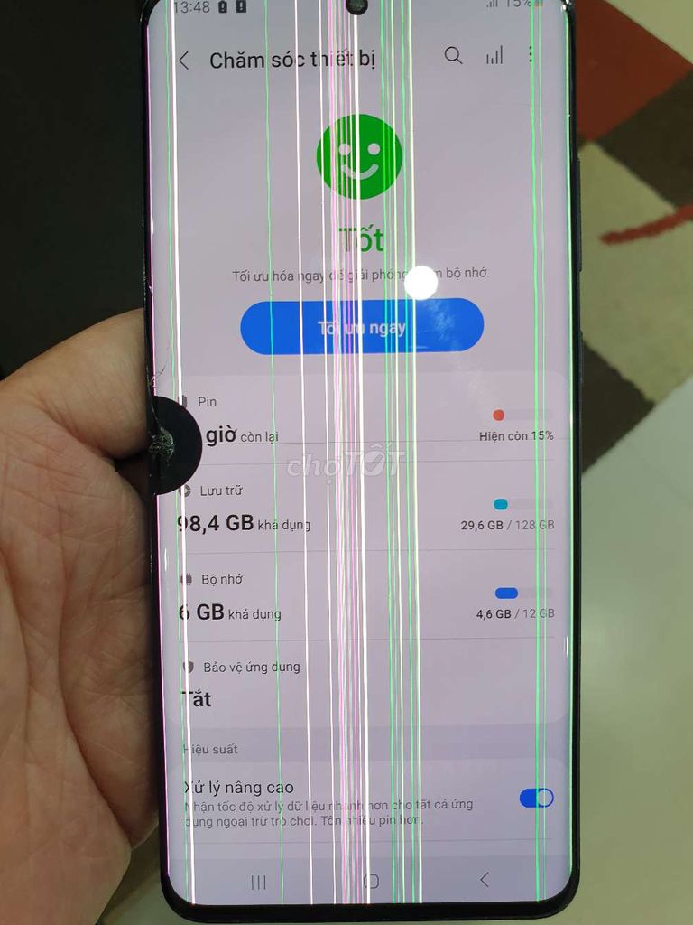 Samsung S20 Ultra 128GB Đen Màn đốm. Mua bán Điện thoại tại Quận Thanh Xuân Hà Nội được đăng bởi Khanh hình 1