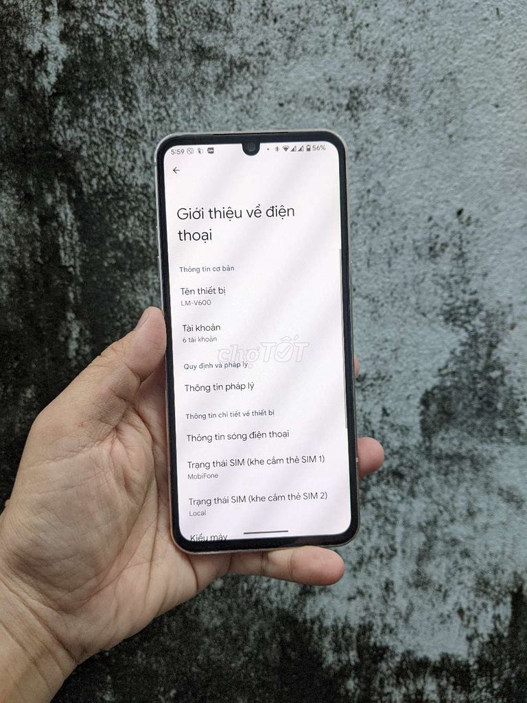 LG V60 ThinQ Vân tay và face id nhạy pin trâu rom