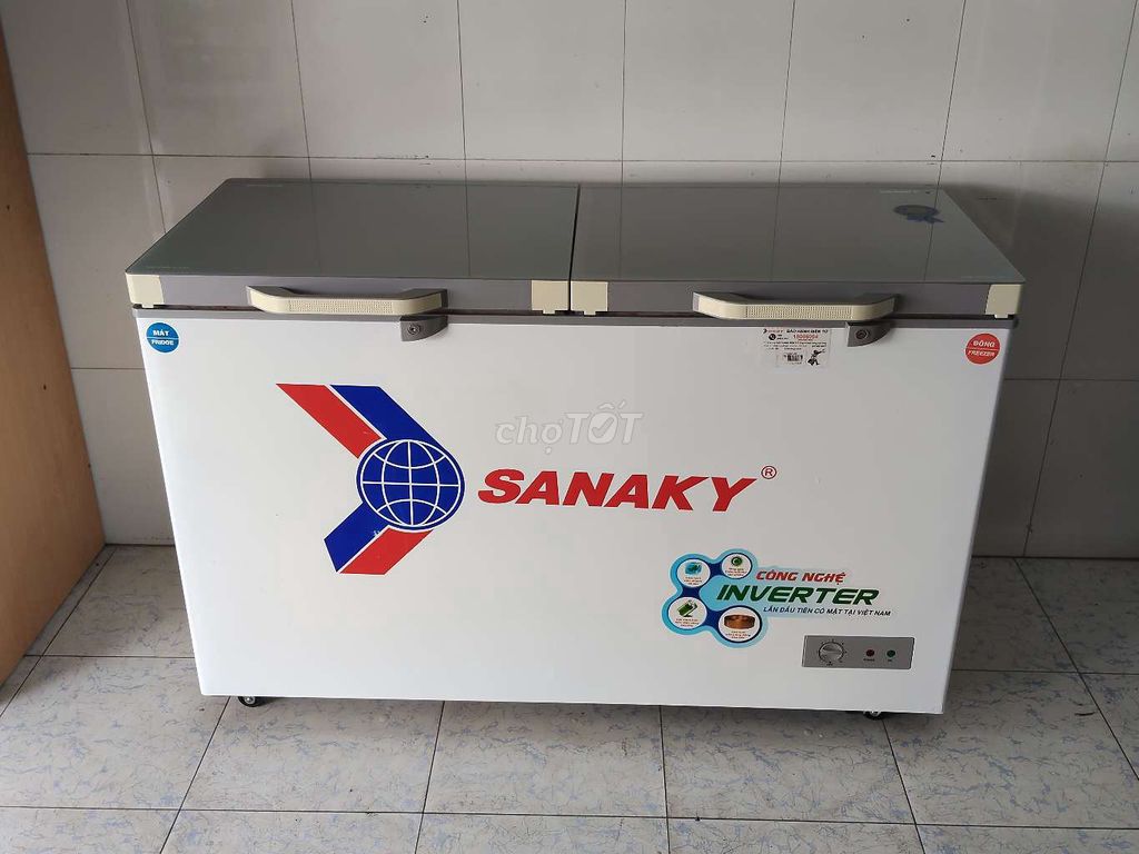 Mới 95% Tủ đông mát Sanaky 400lit inverter . Mua bán Tủ lạnh tại Thành phố Dĩ An Bình Dương được đăng bởi DUY ANH hình 1