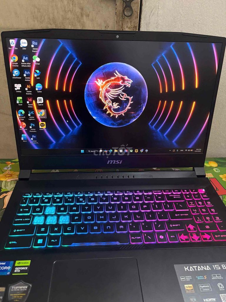 MSI Katana 15 i7 16GB/1TB Đã sử dụng. Mua bán Laptop tại Thành phố Thủ Đức Tp Hồ Chí Minh được đăng bởi LÊ TUẤN KIỆT hình 1