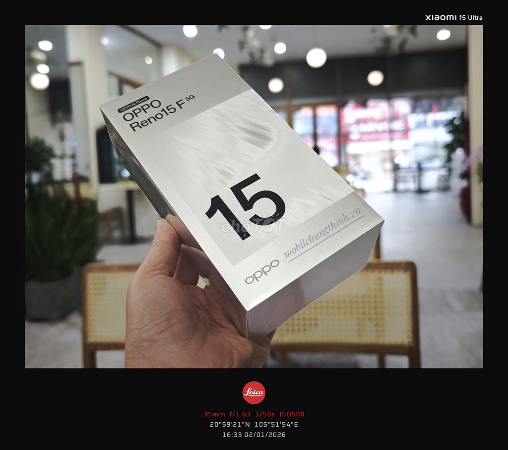 Oppo Reno 15F 8/256GB Xanh dương Mới chính. Mua bán Điện thoại tại Quận Hoàng Mai Hà Nội được đăng bởi mobilehungthinh hình 1