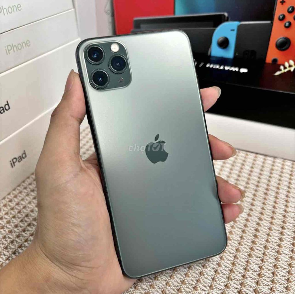 iPhone 11 Pro Max 64G Green FULLBOX 99% APPLE 2023. Mua bán Điện thoại tại Quận 10 Tp Hồ Chí Minh được đăng bởi iStockHCM hình 1