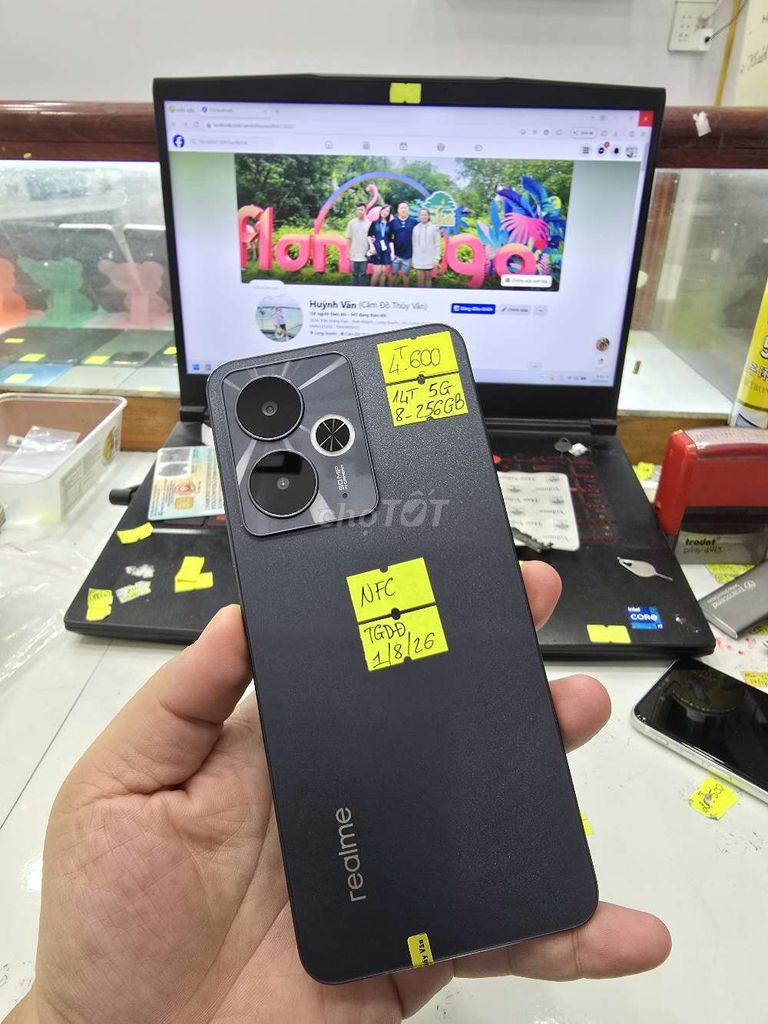 Realme 14T 5G 8GB/256GB Đen 98-99%. Mua bán Điện thoại tại Thành phố Long Xuyên An Giang được đăng bởi Facebook Cầm Đồ Thúy Vân hình 1