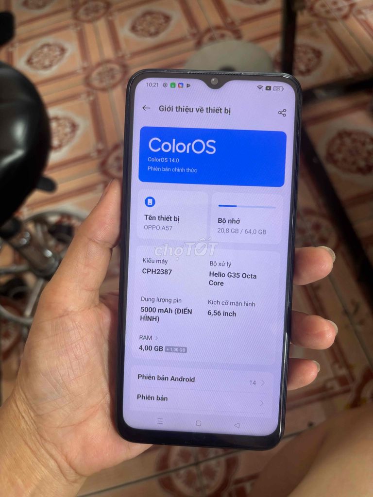 Oppo A57 64GB Đen. Mua bán Điện thoại tại Quận Bình Tân Tp Hồ Chí Minh được đăng bởi Đường Minh hình 1