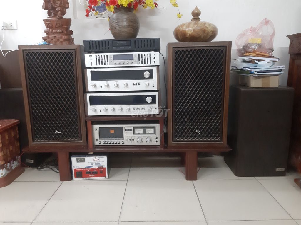 Loa Sansui và amly Pioneer