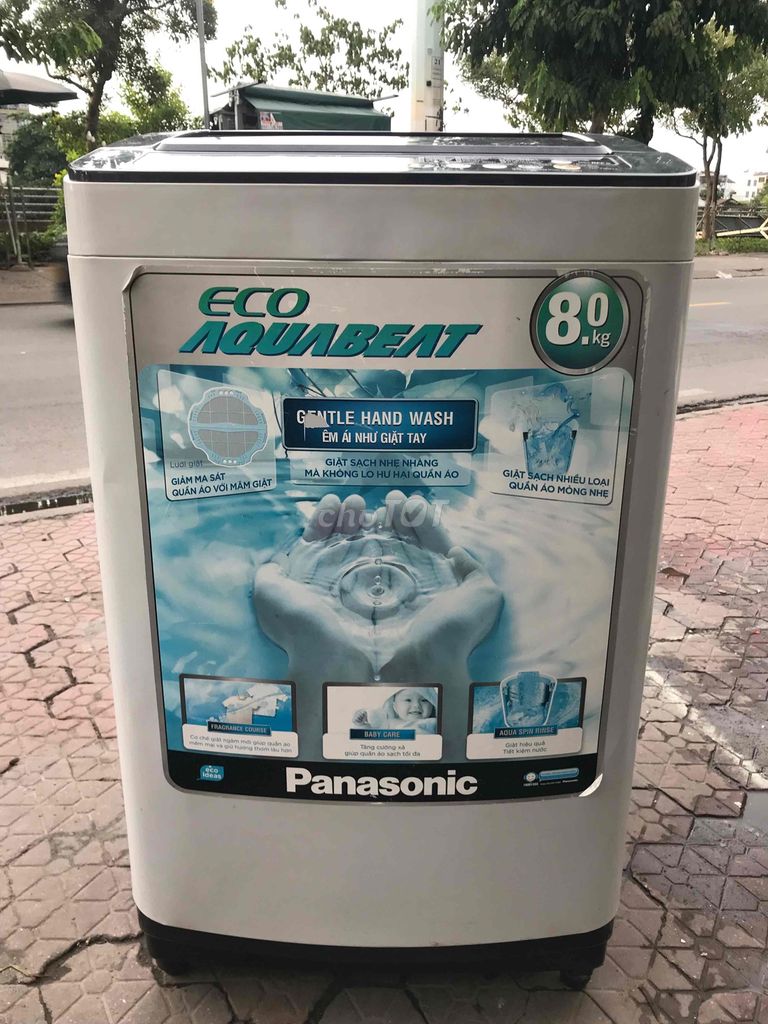 Máy giặt Panasonic cửa trên 8kg Trắng. Mua bán Máy giặt tại Quận 7 Tp Hồ Chí Minh được đăng bởi CuahangdienlanhTANLOC hình 1