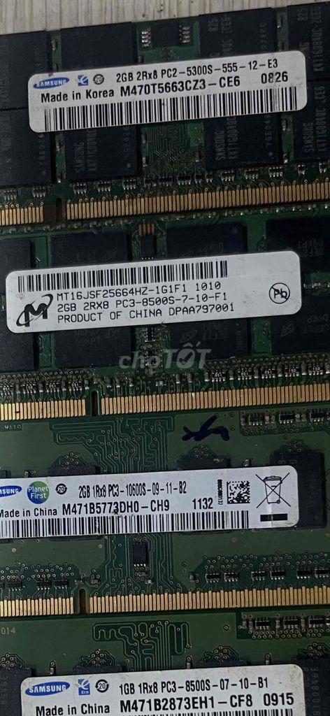 RAM Samsung PC2-5300S 2GB Đã sử dụng. Mua bán Linh kiện (RAM, Card...) tại Quận Nam Từ Liêm Hà Nội được đăng bởi phúc hình 1