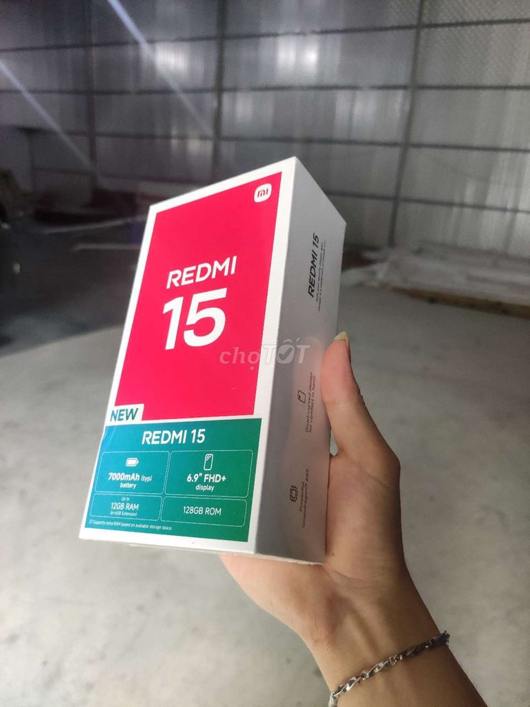 Xiaomi Redmi 15 6/128GB Chưa bóc seal. Mua bán Điện thoại tại Huyện Thanh Trì Hà Nội được đăng bởi Cù Xuân Dưỡng hình 1